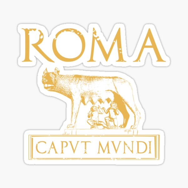 Roma Caput Mundi Pegatina