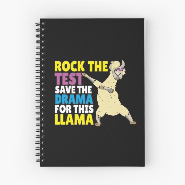 Item preview,  Rock The Test Day Save The Drama For This Llama Funny Exam Humor Alpaca Lover Gift Cute Inspirational Saying  designed and sold by alenaz.