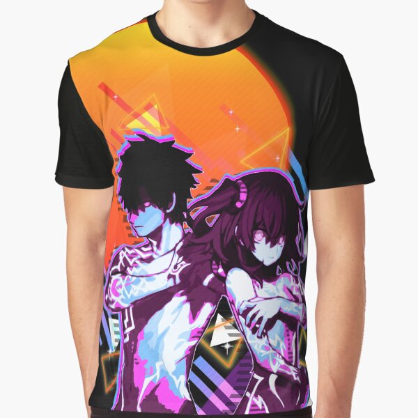 Retro Anime Twins -- 80s Destroyers Graphic T-Shirt