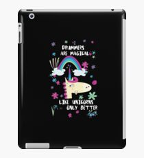 Drummers Are Magical Like Unicorns Only Better iPad-Hülle & Klebefolie