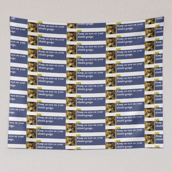 Item preview, Keep an eye on your shield gauge. (Bumper Sticker) designed and sold by Cyberphile.