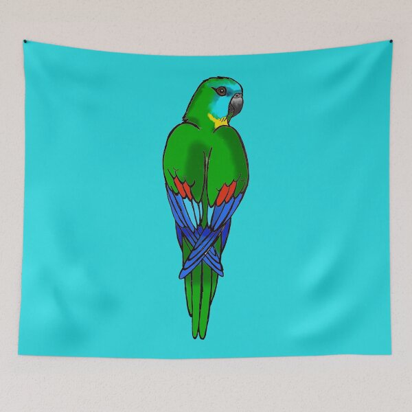 Item preview, Turquoise Parrot designed and sold by Skye Elizabeth Carroll.