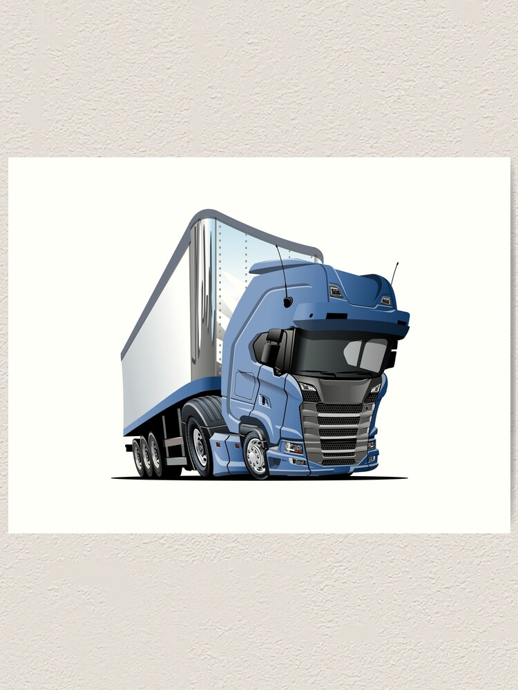 Cartoon semi truck Cartoon semi truck