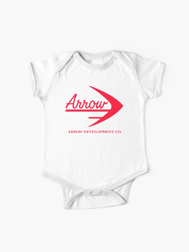 Development Of Arrow Red Edition Baby One Piece By Socalcoaster521 Redbubble