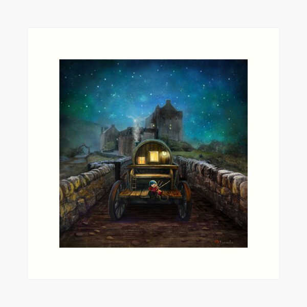 Redbubble Art | Castle Wall Donan Eilean Sale for