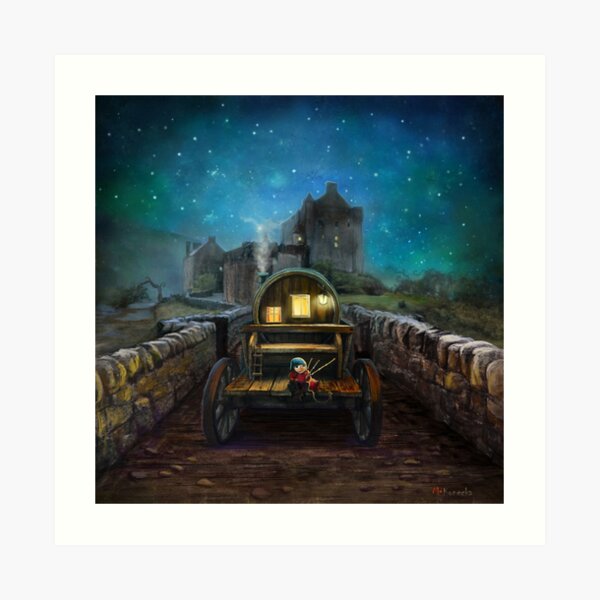'Eilean Donan Piper Art Print