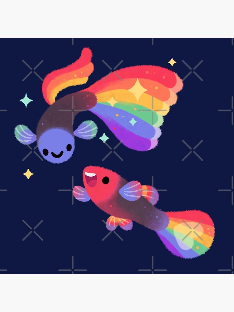 Rainbow guppy 5 by pikaole