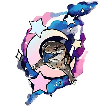 Artwork thumbnail, Galaxy Blue Tongue Skink by Morgan Carpenter