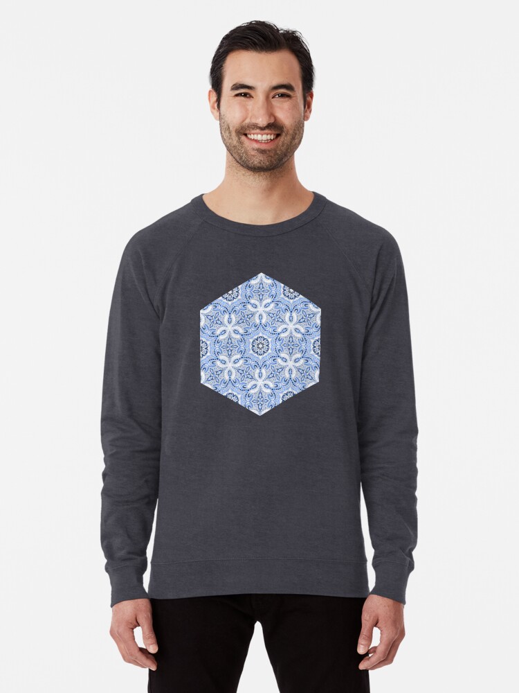 periwinkle blue sweatshirt