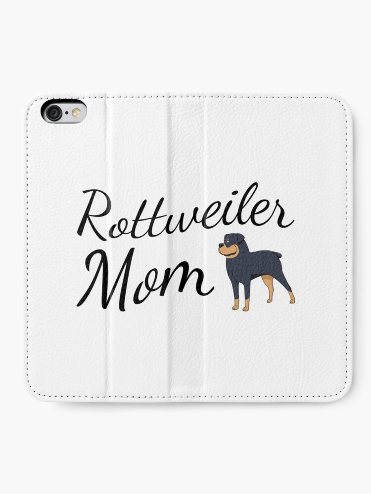 Alternate view of Rottweiler Mom iPhone Wallet