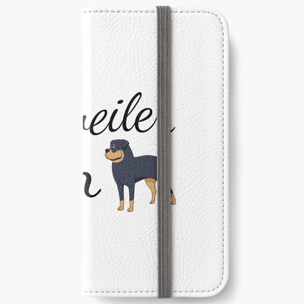 Rottweiler Mom iPhone Wallet