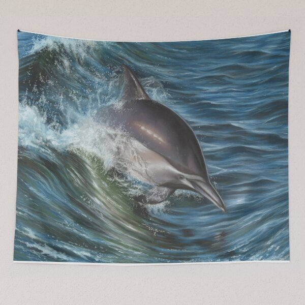 Item preview, Dolphin Portrait designed and sold by Richard Macwee.