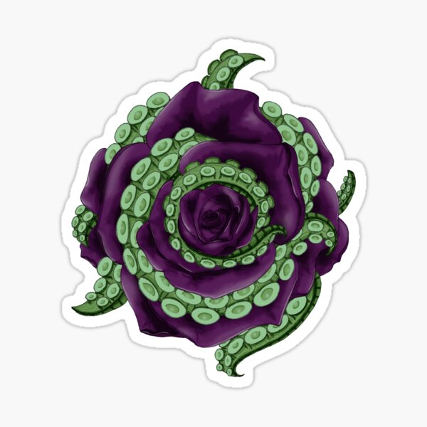 Aperçu de l'œuvre Rose de Cthulhu créée et vendue par Missmoizelle.