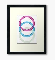 3 Kreise Gerahmtes Wandbild