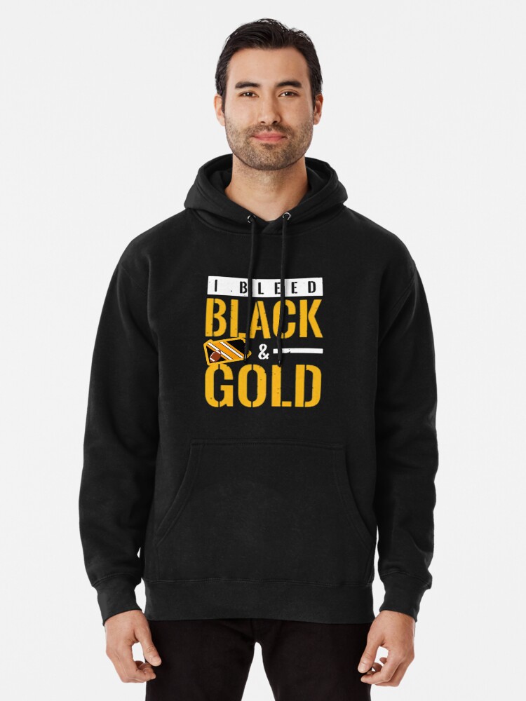 I Bleed Black And Gold Men's Pittsburgh Steelers Nation' Pullover Hoodie  for Sale by KingoC