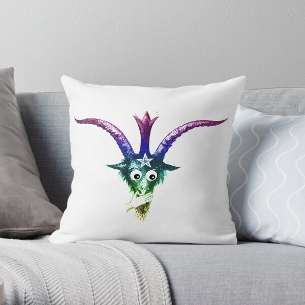 Queer Baphomet "Bapho" Throw Pillow