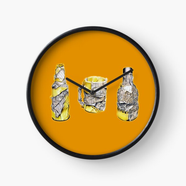 Pres (Colour pencil drawing) Clock