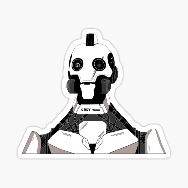 Love, Death & Robots - XBOT 4000 Sticker