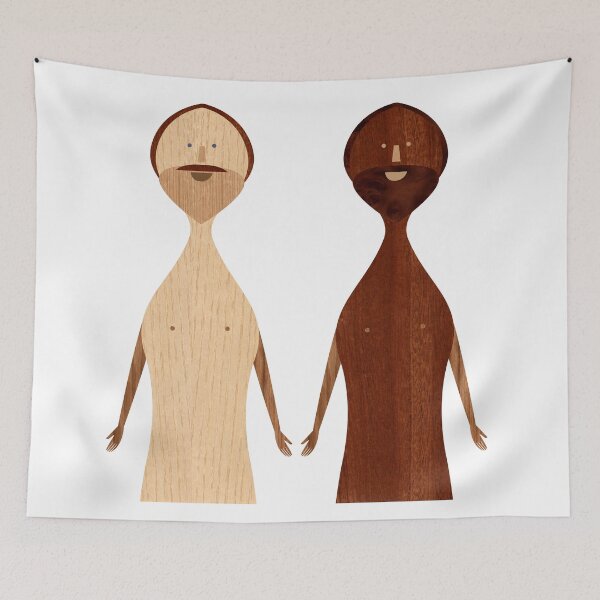 Item preview, Gay Mixed Race Couple in Love, Wedding: No Background designed and sold by Day Chapman.