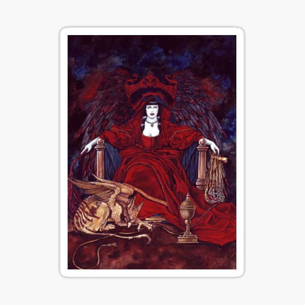 Die Priesterin-Magierin von Stuart Littlejohn Sticker