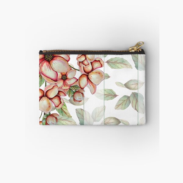Item preview, Pink Floral design, Spring flowers and green leaves, Watercolor design designed and sold by InaDim.