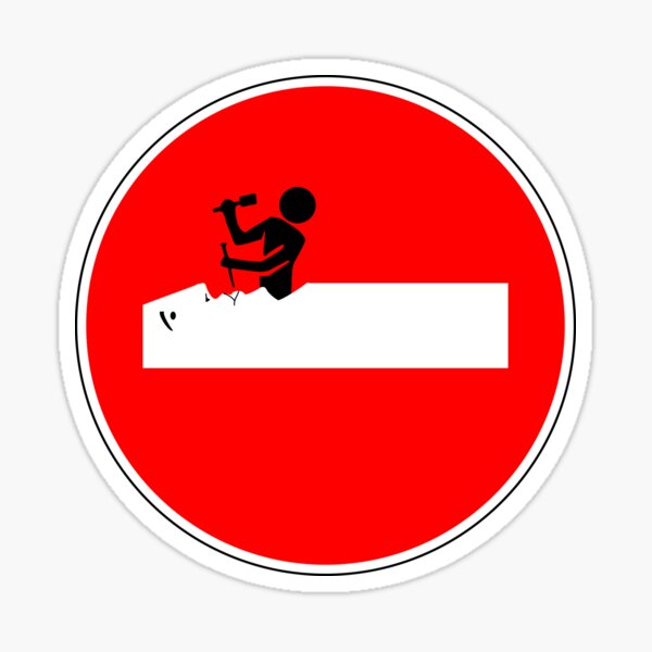Artikel-Vorschau von Verkehrsschild lustig, designt und verkauft von rehatschek.