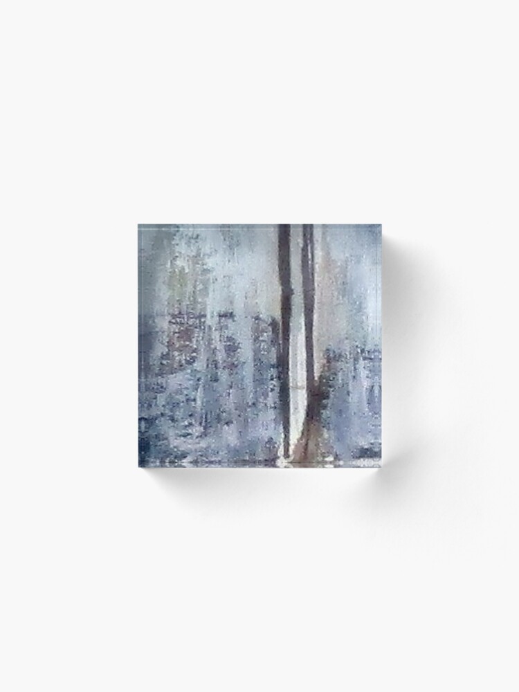 Alternate view of Digital Abstract N13. Acrylic Block