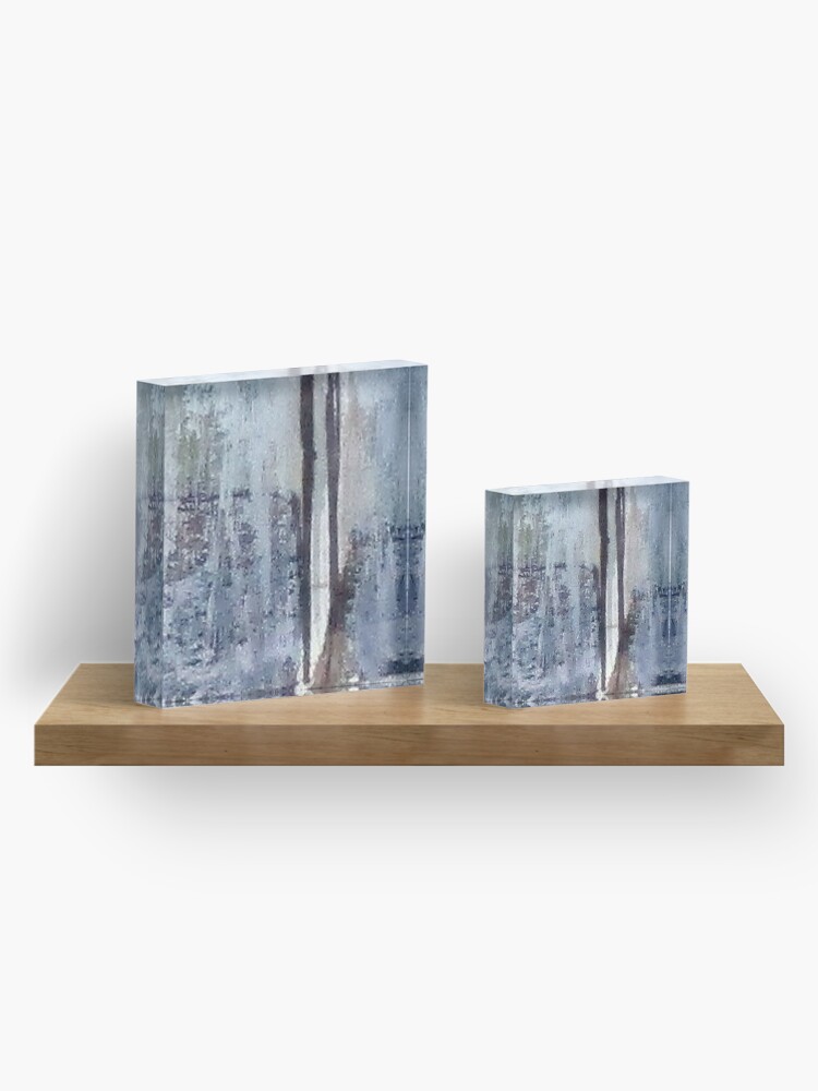 Alternate view of Digital Abstract N13. Acrylic Block