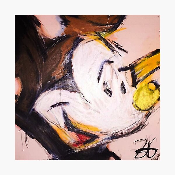 MICKY WITH A GOLDEN NOSE Fotodruck