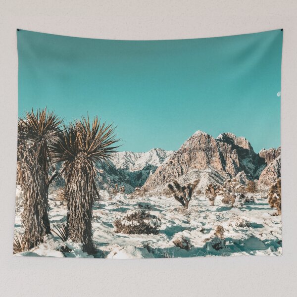 Item preview, Vintage Lovers Cacti // Picture of Red Rock Canyon in the Mojave Desert a Cactus and Mountain Landscape designed and sold by desertxpalm.