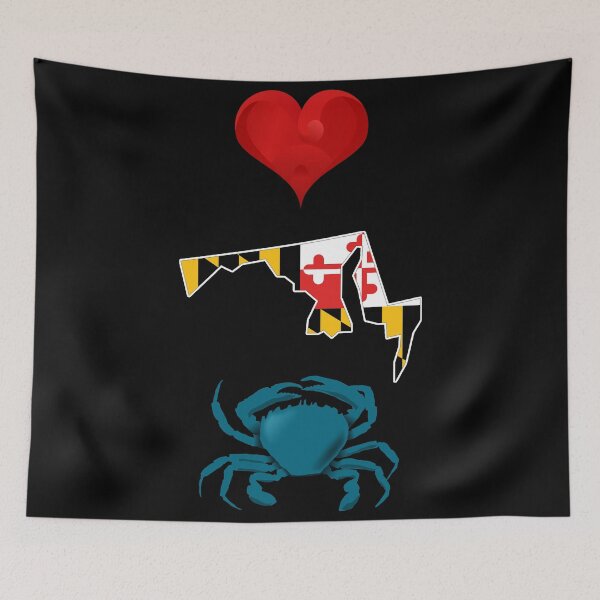 Item preview, Love Maryland Product  Blue Crab Gift  American State Design designed and sold by stuch75.