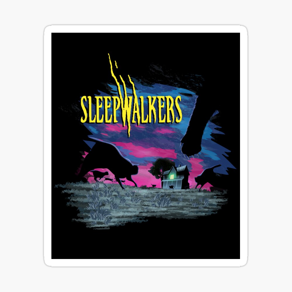 Sleepwalkers Stephen King Horror Film Poster By Wetchickenlip Redbubble