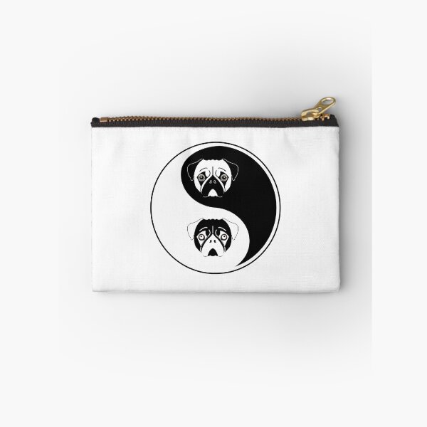 Item preview, Funny Pug product  Ying Yang Peace Symbol  Pet Owner Gift Ideas  design designed and sold by stuch75.