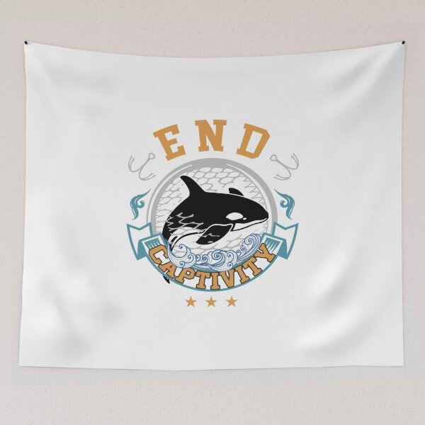 Item preview, Whale Activist product   End Captivity   Orca Marine Animal Gifts  design designed and sold by stuch75.