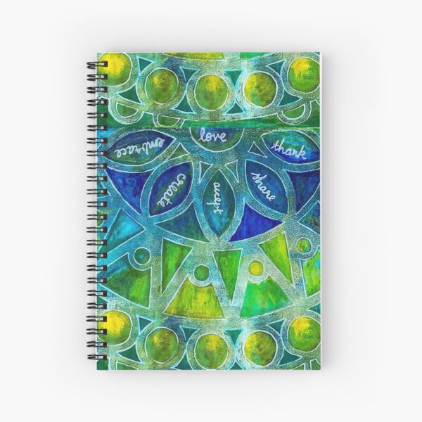 Chakra of life Spiral Notebook