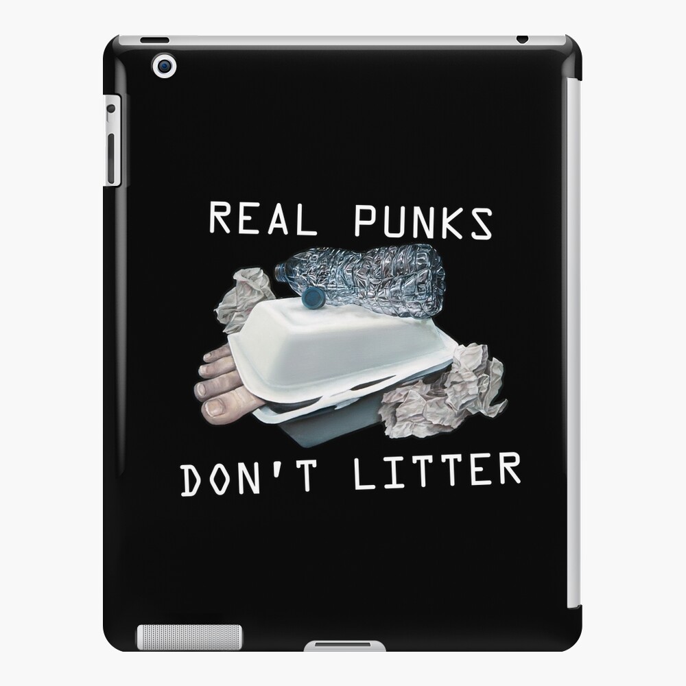 Dystopian Detritals (Oil painting) iPad Case & Skin