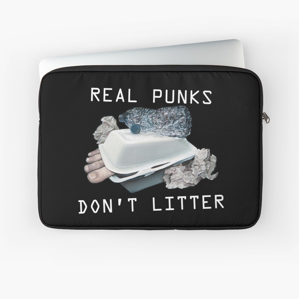 Dystopian Detritals (Oil painting) Laptop Sleeve