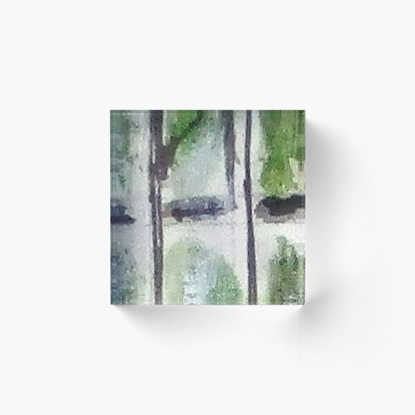 Digital Abstract N14. Acrylic Block