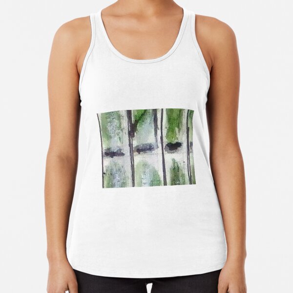 Digital Abstract N14. Racerback Tank Top