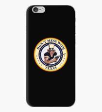 DON'T MESS WITH TEXAS - LONE STAR STATE - Uncle Sam with Gun iPhone Case