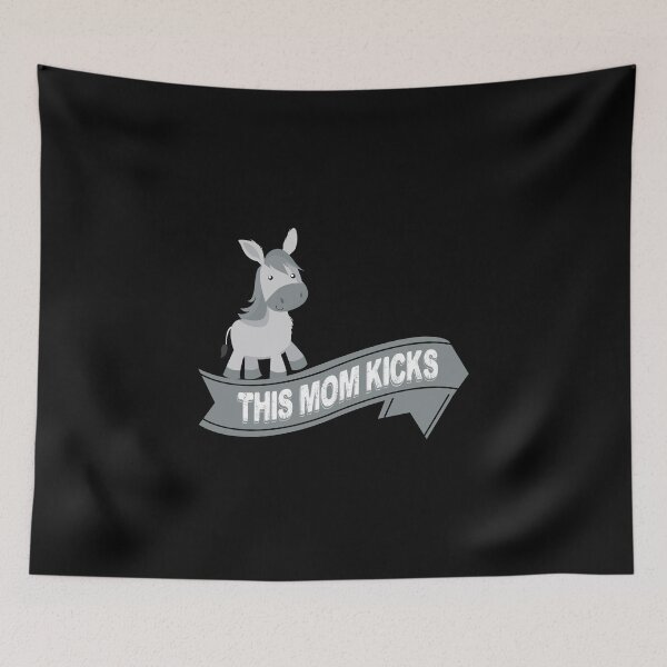 Item preview, Donkey Pun Product   This Kicks Butt   Funny Gift For Mom  design designed and sold by stuch75.