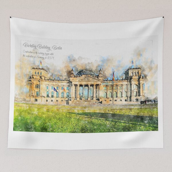 Item preview, Reichstag, Berlin, Aquarell designed and sold by Theodor Decker.