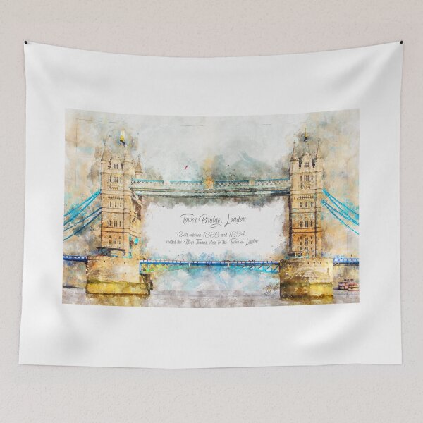 Item preview, Tower Bridge, London, Aquarell designed and sold by Theodor Decker.
