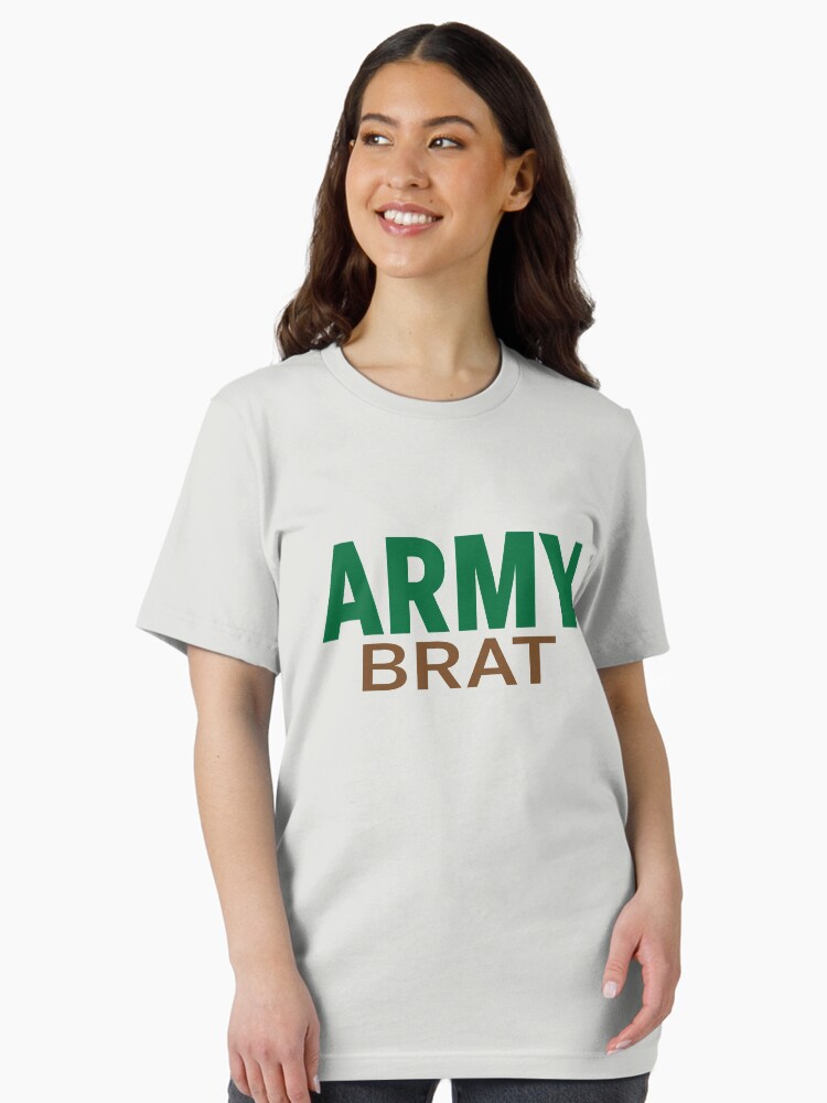 Thumbnail 1 of 7, Essential T-Shirt, Army Brat - Green and Brown designed and sold by willpate.