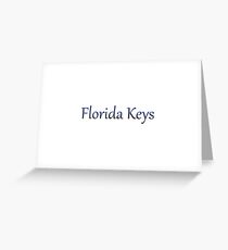 Florida Schlüßel Grußkarte