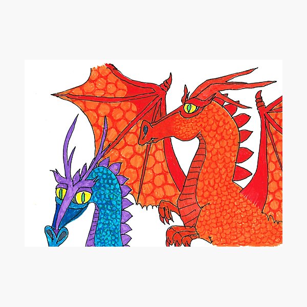 Item preview, dragon couple designed and sold by mindgoop.