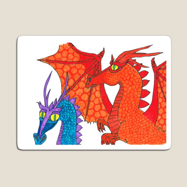 Item preview, dragon couple designed and sold by mindgoop.