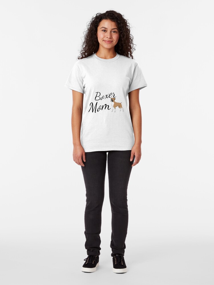 Alternate view of Boxer Mom Classic T-Shirt