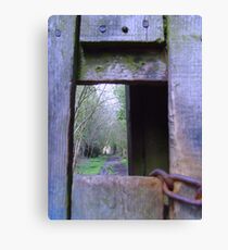 Peephole Leinwanddruck