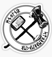 Hammers of Thor Sticker